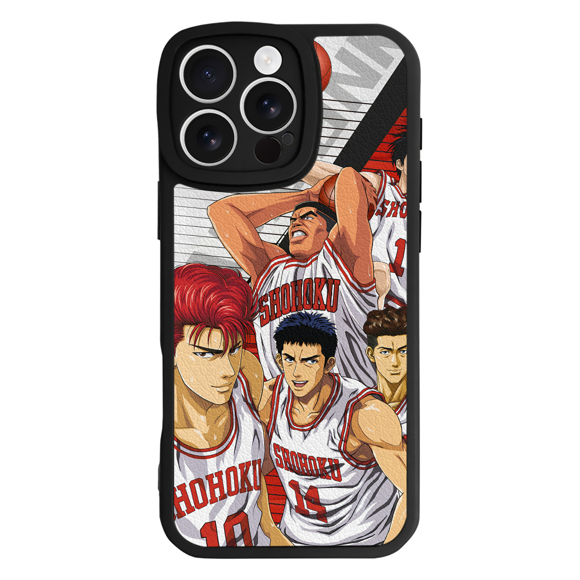 （画像用） SLAM DUNK／スラムダンク 【iPhone 16シリーズ対応】シリコンスマホケース（レザー調） 材質：シリコン